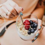 eat right as part of your Indianapolis Women's Styling efforts image shows yogurt and fruit