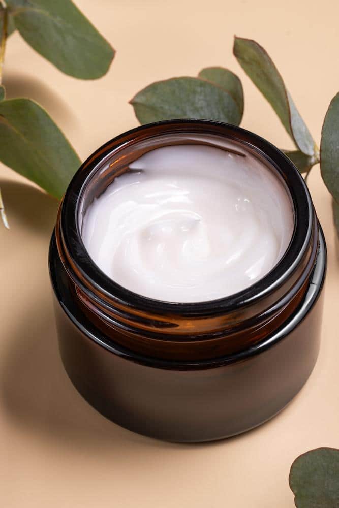Personal Image Consultant Beth Divine encourages skin care as part of your routine image shows container of lotion