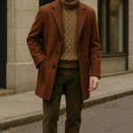 Work with personal stylist Beth Divine for Indianapolis Men's Styling advice image shows man standing on street