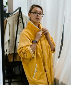 Work with Indianapolis Image Consultant Beth Divine to manage the weight loss process image shows woman wearing coat