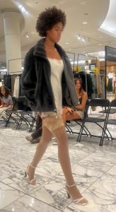 Plan your fall wardrobe with help from Carmel Personal Stylist Beth Divine image shows woman wearing jacket during fashion show