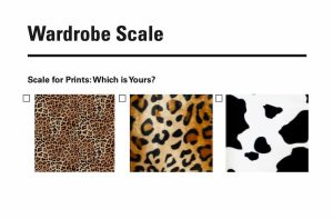 Identify your best wardrobe scale with Carmel Personal Stylist Beth Divine image shows multiple patterns of print Wardrobe Scale Scale for Prints: Which is Yours?